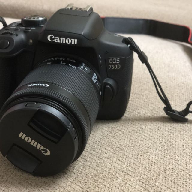 佳能canoneos750d1855镜头数码相机单反单镜头套装约2420万有效像素