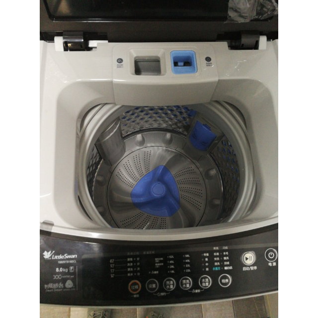 小天鹅littleswantb80vt818dcl8公斤变频全自动波轮洗衣机水魔方防