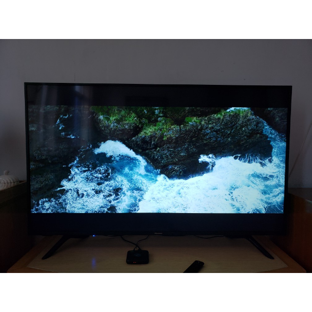 海信hisenseh55e3a55英寸4k超高清hdr金属背板人工智能液晶平板电视机