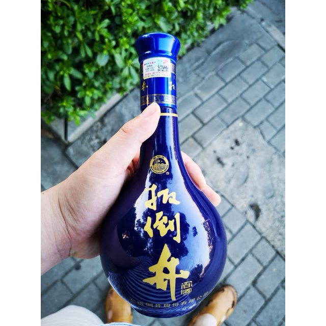 扳倒井418度红a6500ml6瓶浓香型白酒整箱装配礼品袋