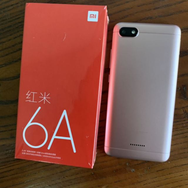 xiaomi小米红米6a2gb16gb樱花粉移动联通电信4g全网通手机
