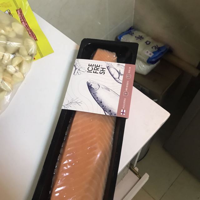 icefresh三文鱼鱼腩200g盒装海产鱼肉纯鱼肉