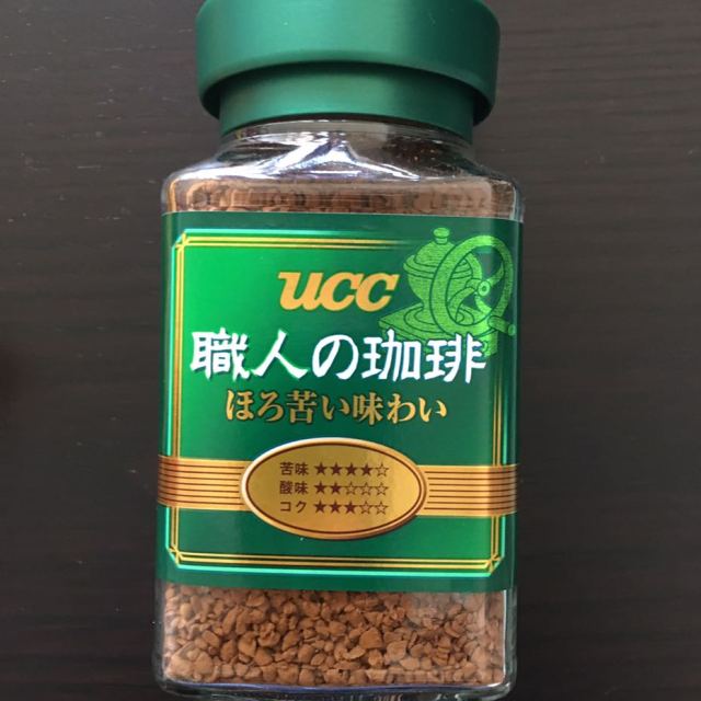 偏苦口感悠诗诗ucc绿标精品速溶职人咖啡90g瓶进口咖啡粉速溶咖啡黑