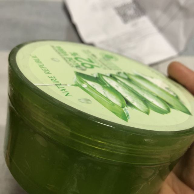 2盒装naturerepublic自然乐园92芦荟胶保湿补水各种肤质300ml2韩国
