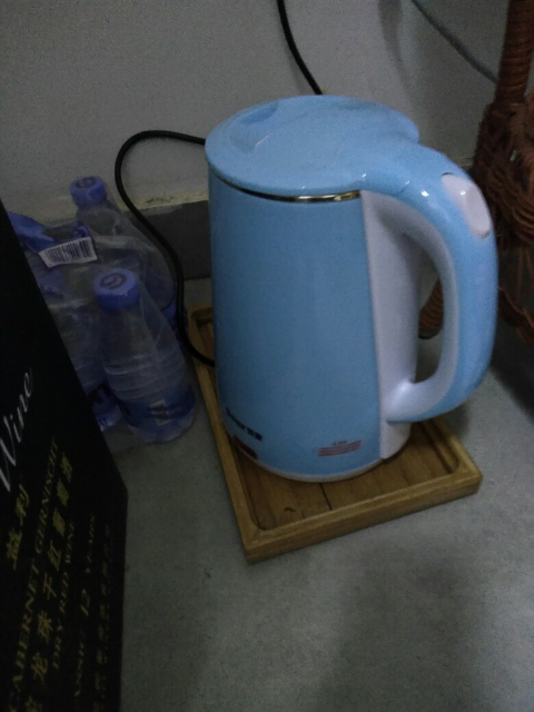 soar/索爱 a304电热水壶食品级不锈钢家用自动断电大容量电壶双层防烫