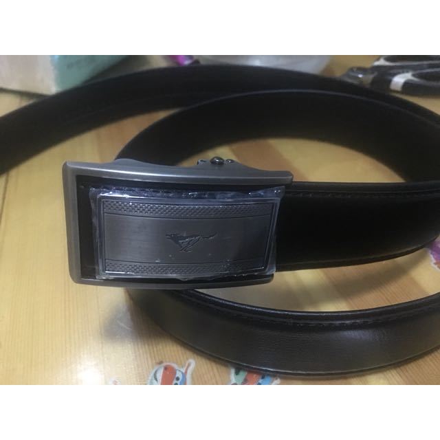 > 七匹狼(septwolves) 皮带男士 商务真皮腰带 牛皮自动扣皮带 内穿式