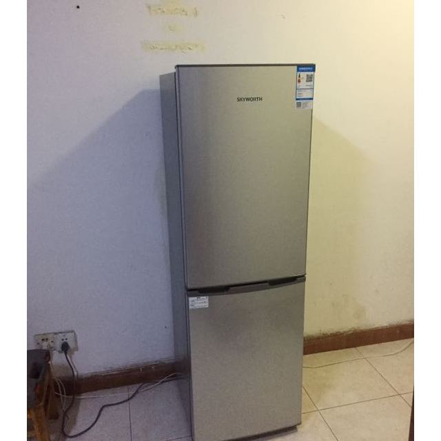 创维冰箱bcd160160升两门冰箱小冰箱节能家用租房双门银色