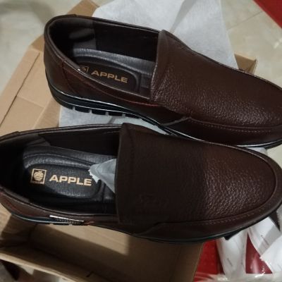 美国苹果apple2019春季商务新款男士皮鞋舒适休闲皮鞋头层牛皮(除牛反