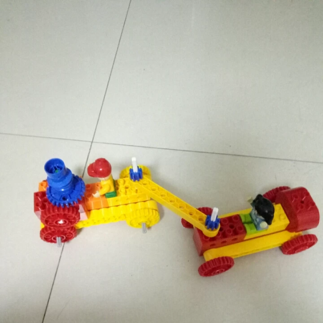 邦宝积木大颗粒益智创意拼插积木玩具儿童早教基础级齿轮系列6530适用