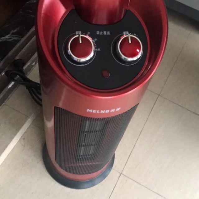美菱meling取暖器mdnrn03t陶瓷发热两秒速热倾倒断电双重安全保护暖风
