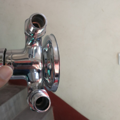 铜浴室明装混水阀太阳能热水器冷热水龙头简易淋浴花洒喷头套装都市