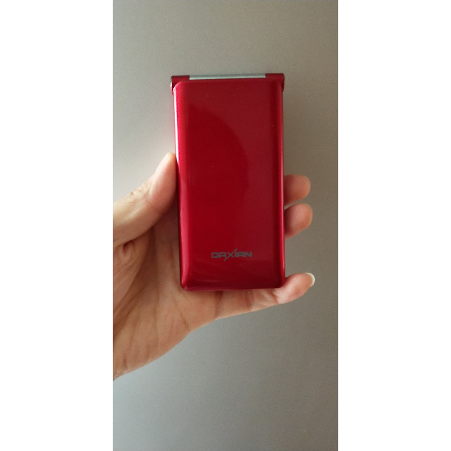 c886电信翻盖手机老人手机红色