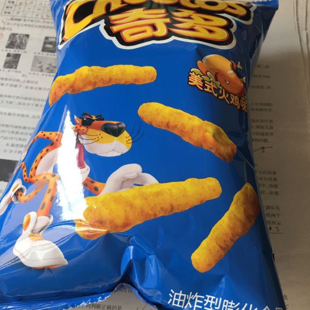 奇多玉米棒美式火鸡味90g袋新老包装交替发货