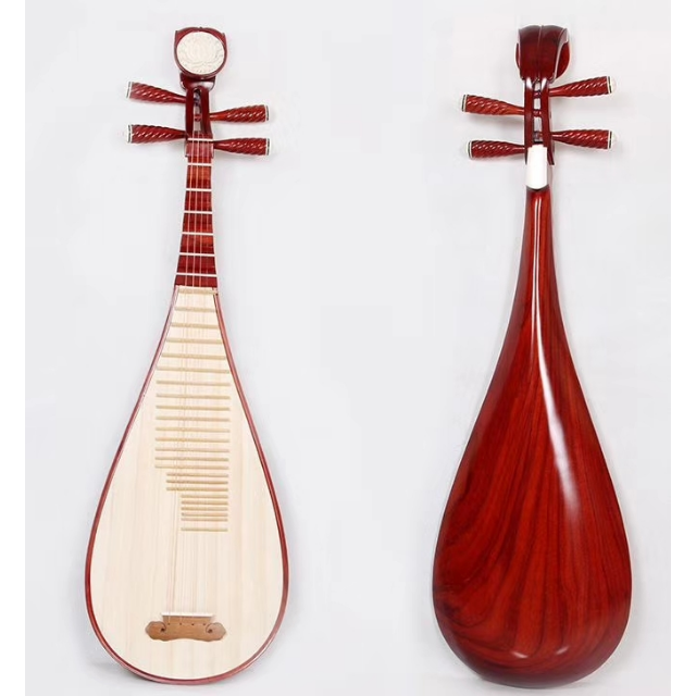 初学 琵琶 乐器 刻诗句 专业演奏 考级 用琴pp-8912-2高清大图|实物图