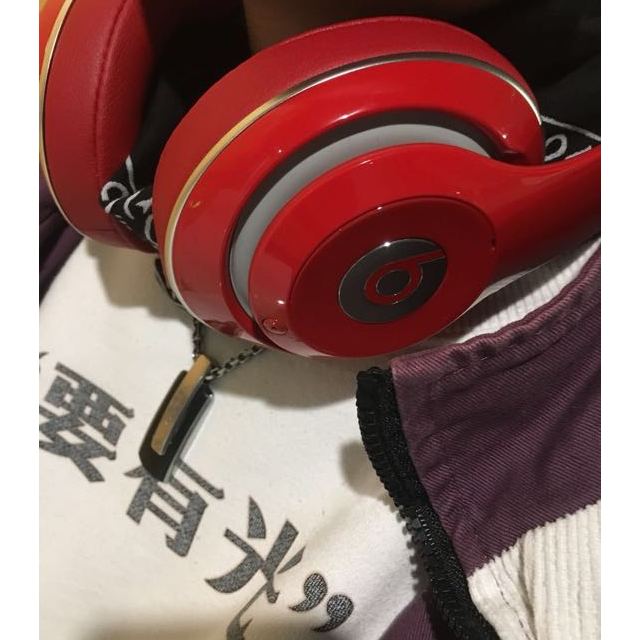 二手95新beatsstudio2wireless魔音录音师2无线蓝牙头戴式耳机大红