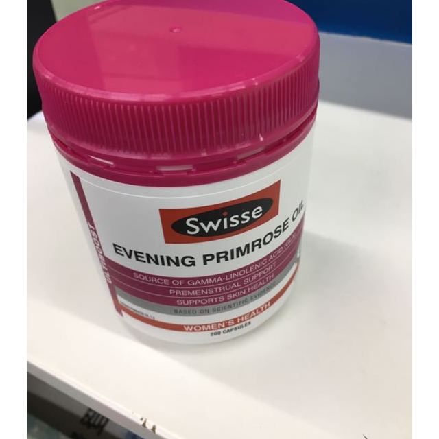 2件装缓解经前综合征swisse月见草胶囊200粒瓶2瓶