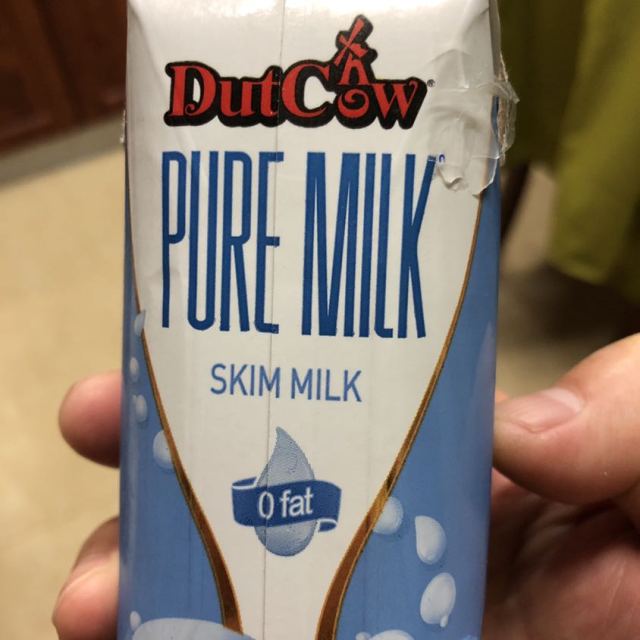 法国原装荷兰乳牛脱脂牛奶200ml36盒