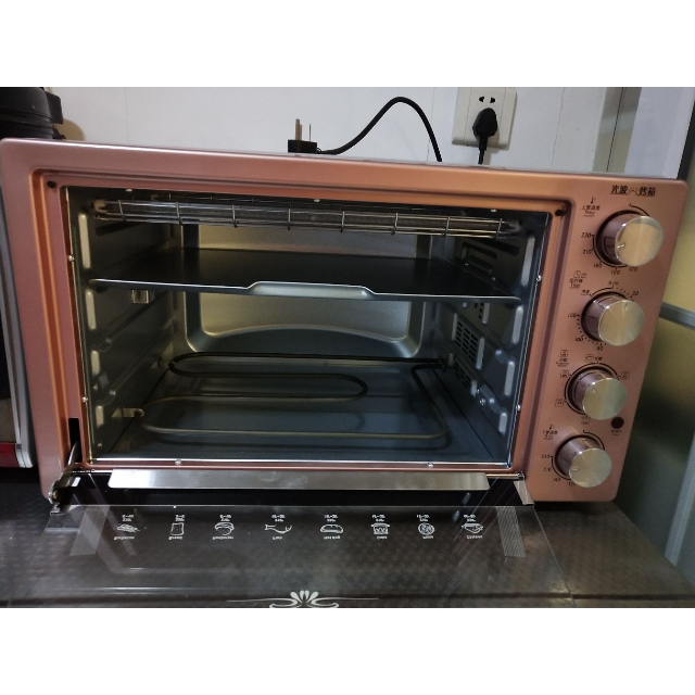 格兰仕galanz电烤箱x2r42l光波免预热上下独立控温带旋叉3d热风循环