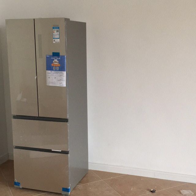 海尔(haier)bcd-331wdgq 331升法式多门冰箱 一级能效彩晶玻璃面板