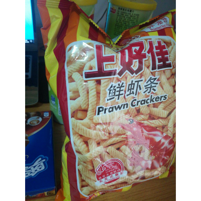 上好佳鲜虾条膨化食品80g