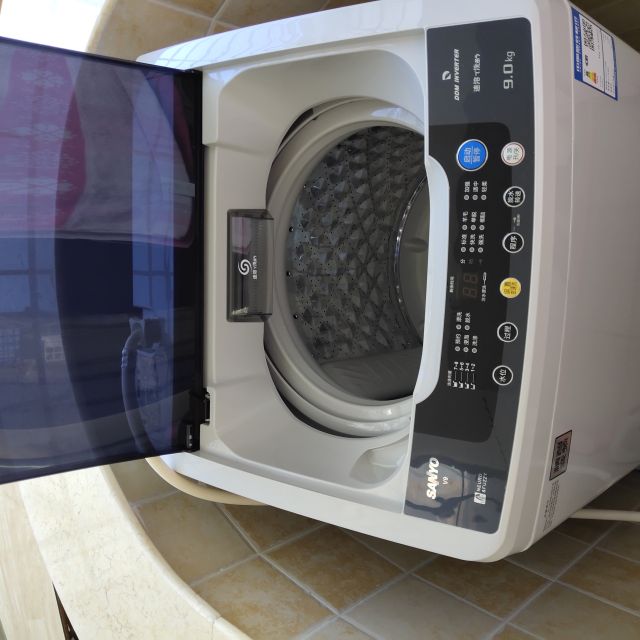 三洋sanyov99公斤dd直驱变频全自动波轮洗脱一体洗衣机原厂电机速溶洗