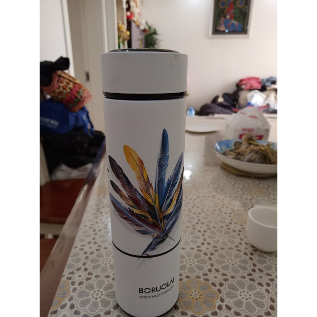 > 博若莱304时尚保温杯商务便携水杯男女学生私人定制杯子 白色商品