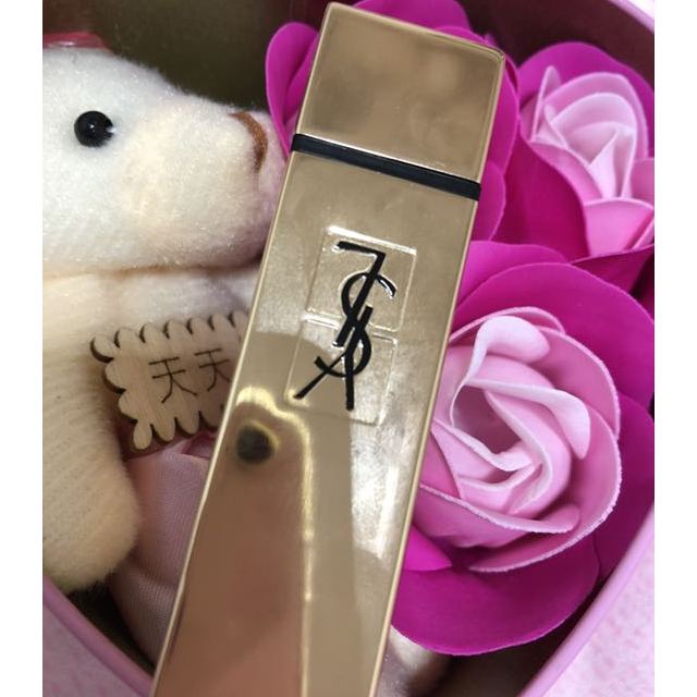 不易脱妆 显色 迷魅方管13#橘红色 法国进口 圣罗兰(ysl)口红杨树林