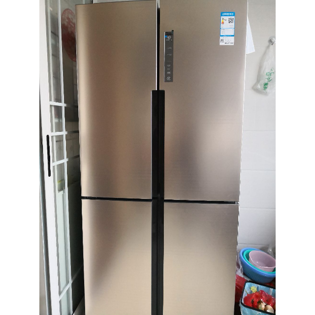 海尔(haier)bcd-458wdvmu1 458升十字门对开门多门变频冰箱 风冷无霜