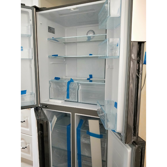 海尔(haier)bcd-458wdvmu1 458升十字门对开门多门变频冰箱 风冷无霜