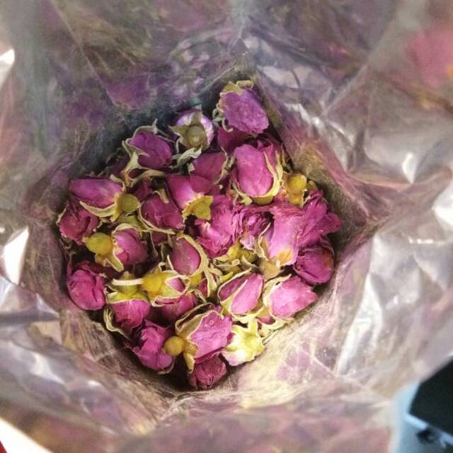 序木堂玫瑰花茶50g玫瑰茶食用干玫瑰花紫粉玫瑰平阴玫瑰花茶