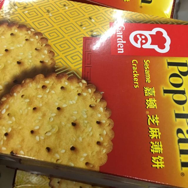 嘉顿garden芝麻薄饼225g盒