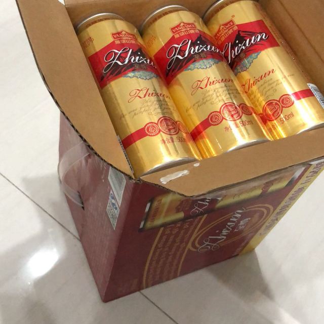 百威英博雁荡山啤酒至尊500ml12罐箱