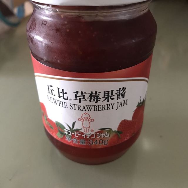 丘比草莓果酱340克西点面包三明治烘焙配料调味酱厨房调味