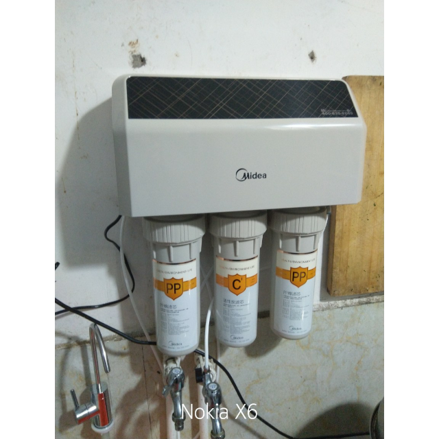 美的(midea)净水器mro101a-5厨房ro膜反渗透净水机家用自来水过滤直饮