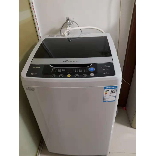 三洋(sanyo)v9 9公斤 原厂电机 dd直驱变频 wifi智能 波轮洗衣机 (亮
