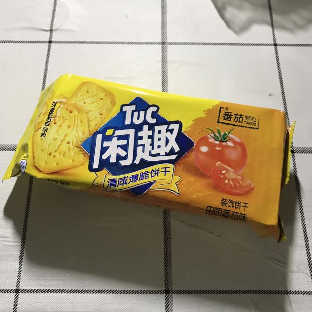 闲趣装饰饼干田园番茄味90g