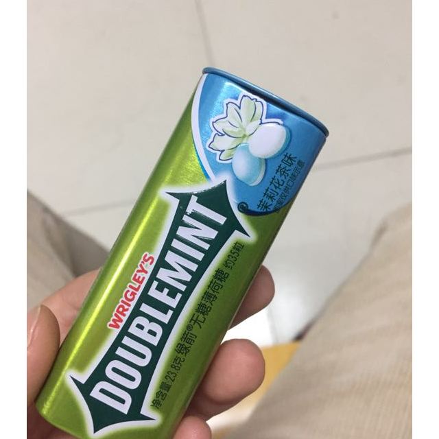 绿箭doublemint糖果茉莉花茶味35粒238g