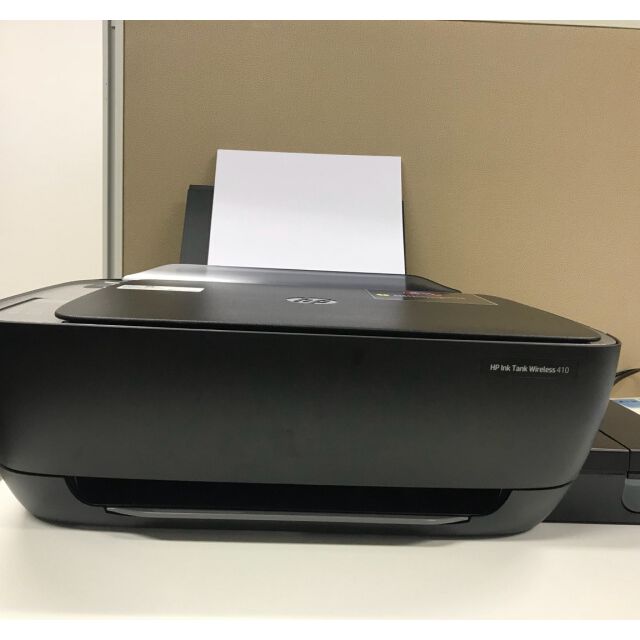 惠普hp410彩色喷墨照片打印机一体机原装连供墨仓式加墨打印彩色照片