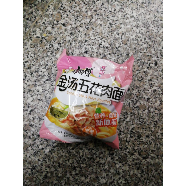 康师傅金汤五花肉面五连包方便速食
