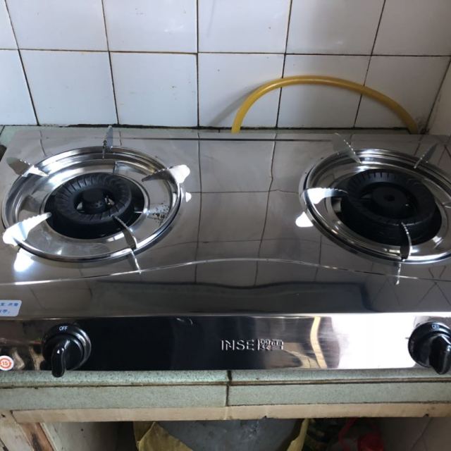 樱雪inse一灶双火燃气灶台式双眼灶jzyt1503gw液化气