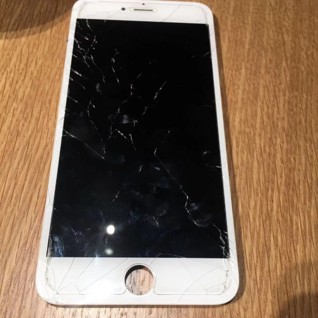 【极客修】苹果 iphone6splus 外屏碎裂(屏幕触摸显示正常)手机维修
