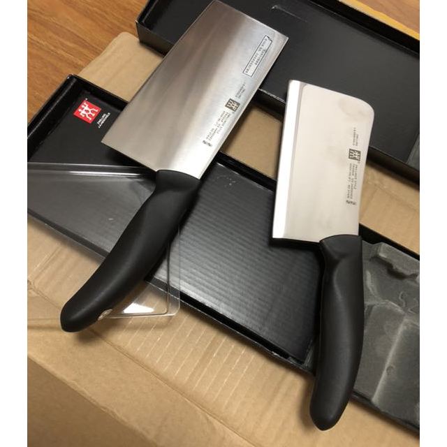 双立人(zwilling)style系列厨房斩骨刀切菜刀具2件套装套刀不锈钢