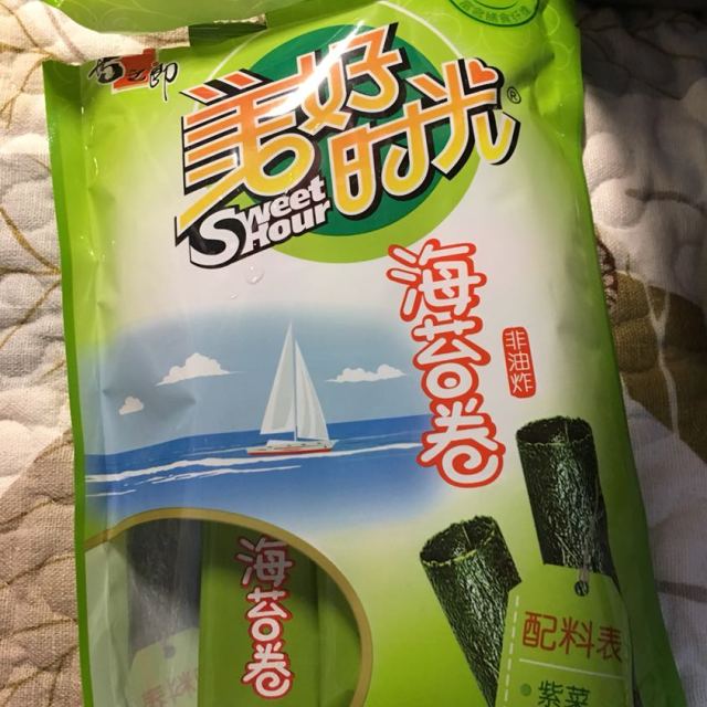 喜之郎美好时光11g原味海苔卷健康零食