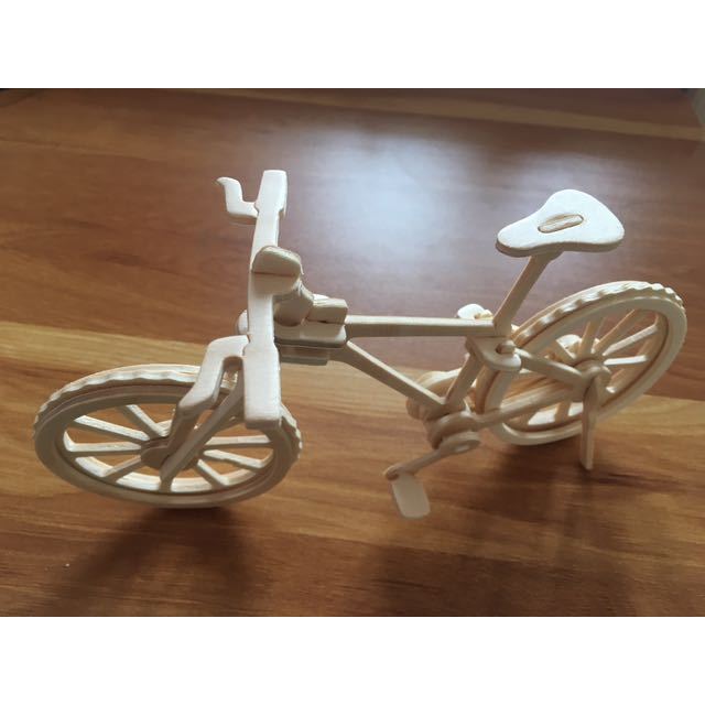 若态robotime3d立体拼图木质智力拼装儿童益智手工积木拼插diy模型