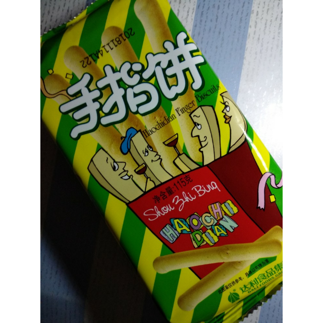 达利园好吃点饼干零食手指饼115g