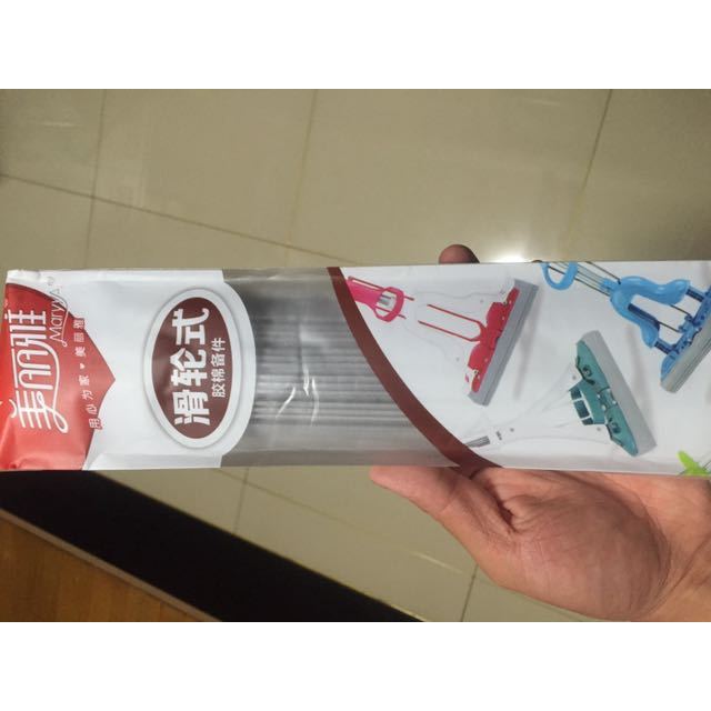 美丽雅maryya滑轮式胶棉备件颜色随机pva拖把及拖把头国产新老包装