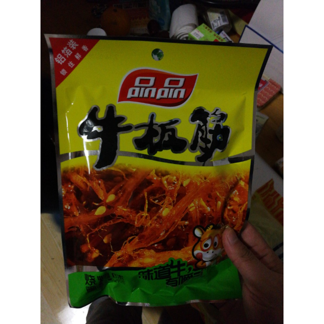 品品牛板筋烧烤味85g袋