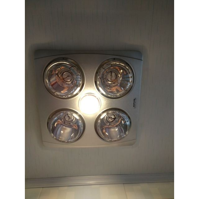 aupu奥普浴霸fdp310a灯暖四灯吸顶嵌入式灯暖浴霸普通吊顶式浴霸led