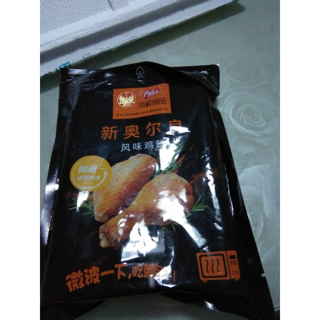 凤祥食品fovofoods微波侠新奥尔良风味鸡翅160g国产速冻禽肉袋装