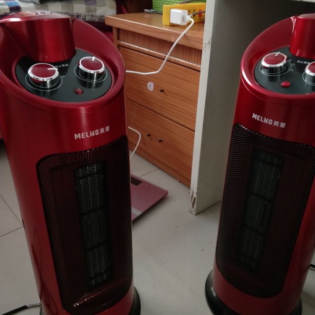 美菱meling取暖器mdn-rn03t 陶瓷发热两秒速热倾倒断电双重安全保护